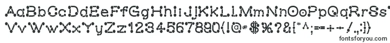 Matchstick-fontti – Käsinkirjoitetut fontit