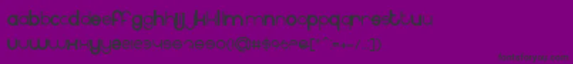 BnInternet Font – Black Fonts on Purple Background