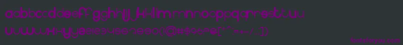 BnInternet Font – Purple Fonts on Black Background