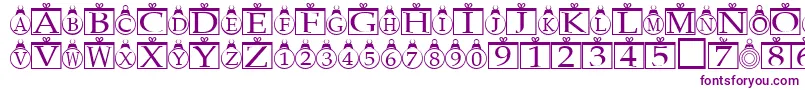 Xmas Font – Purple Fonts