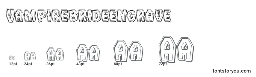 Vampirebrideengrave Font Sizes