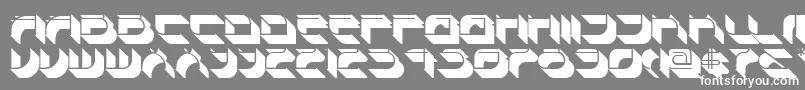 Sponn Font – White Fonts on Gray Background