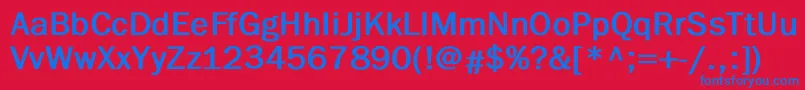 Подробнее о шрифте BenjaminGothicBold Шрифт BenjaminGothicBold – синие шрифты на красном фоне