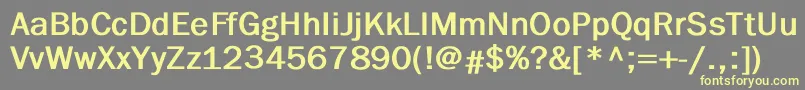 Подробнее о шрифте BenjaminGothicBold Шрифт BenjaminGothicBold – жёлтые шрифты на сером фоне