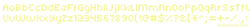 Шрифт Kroeger0555 – жёлтые шрифты
