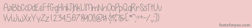 Подробнее о шрифте Soposh Шрифт Soposh – серые шрифты на розовом фоне