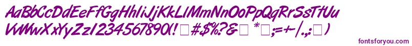 ArtbrushMedium Font – Purple Fonts