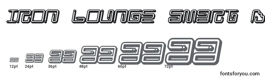 Iron Lounge Smart Dot 2 Font Sizes