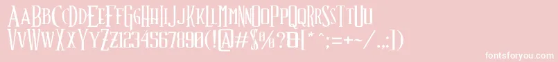 ShindlerfontByJuanCasco Font – White Fonts on Pink Background