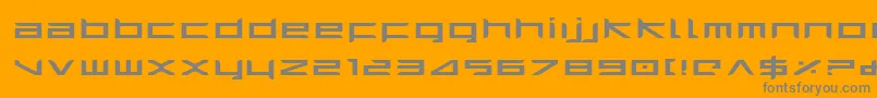 Harrie Font – Gray Fonts on Orange Background