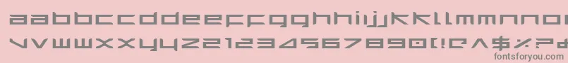 Harrie Font – Gray Fonts on Pink Background