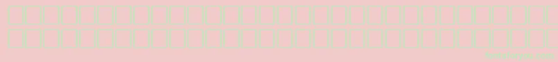 Rick Font – Green Fonts on Pink Background