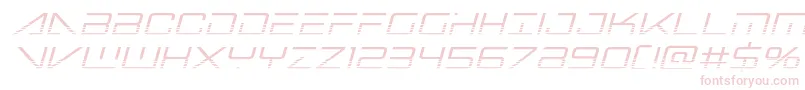 Bansheepilothalfital Font – Pink Fonts on White Background