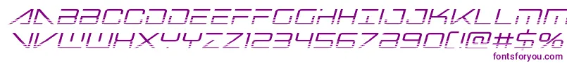 Bansheepilothalfital Font – Purple Fonts on White Background