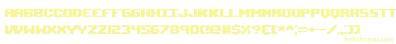 Upheavtt-fontti – keltaiset fontit