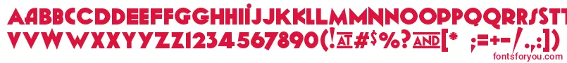 GeomancyExtraBold Font – Red Fonts