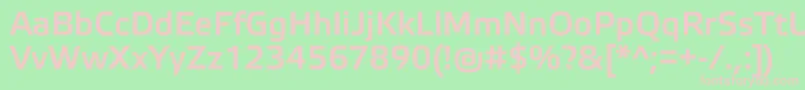 ElektraLightProBold Font – Pink Fonts on Green Background