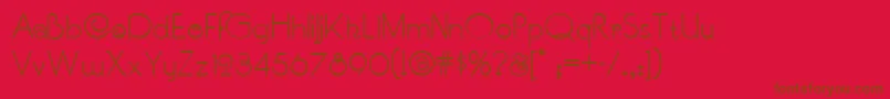 Lisätietoja Souci-fontista Souci-fontti – ruskeat fontit punaisella taustalla