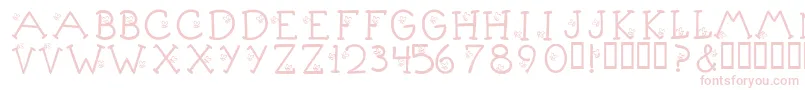 More about KrLittleBuzz Font KrLittleBuzz Font – Pink Fonts on White Background