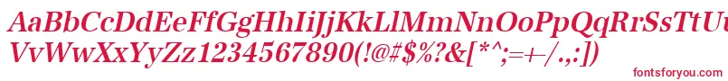 UrwantiquatmedextnarOblique Font – Red Fonts