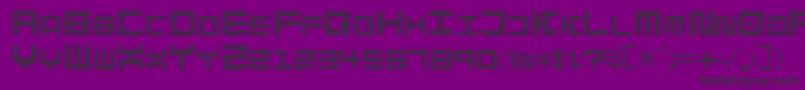 BathTilesCrumble Font – Black Fonts on Purple Background