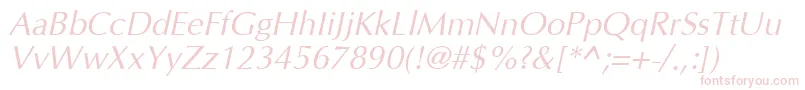 AgopushighresolutionOblique Font – Pink Fonts