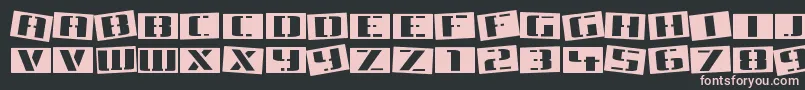 TinsnipsRegular Font – Pink Fonts on Black Background