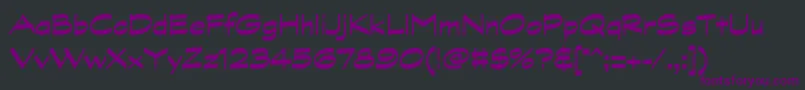 GraphitestdBold-Schriftart – Violette Schriften auf schwarzem Hintergrund