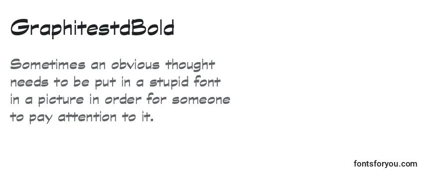 GraphitestdBold Font