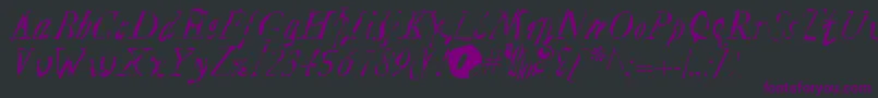 PlagueMass Font – Purple Fonts on Black Background
