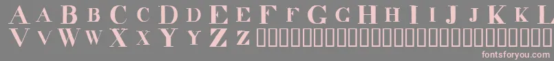 DecadenceInTheDark Font – Pink Fonts on Gray Background