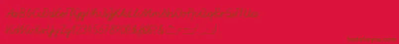 En savoir plus sur la police GruenewaldVa3k Police GruenewaldVa3k – polices brunes sur fond rouge