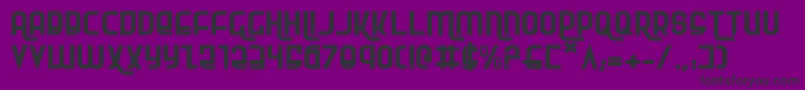 Police RokikierExpanded – polices noires sur fond violet