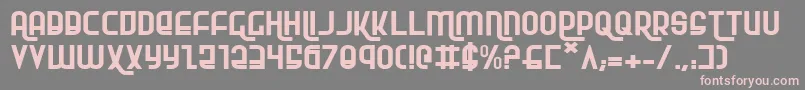 RokikierExpanded Font – Pink Fonts on Gray Background