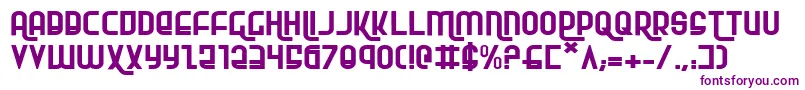 RokikierExpanded Font – Purple Fonts on White Background