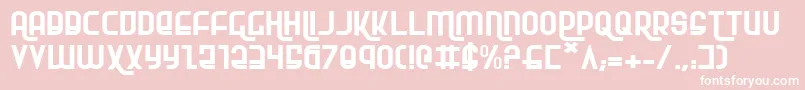 RokikierExpanded Font – White Fonts on Pink Background