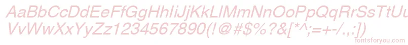 AghlvNi Font – Pink Fonts on White Background