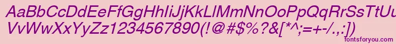 Шрифт AghlvNi – фиолетовые шрифты на розовом фоне