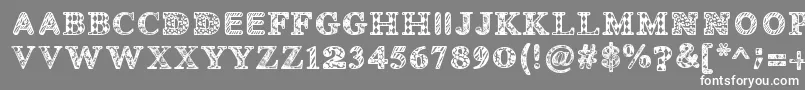 More about Monovirus Font Monovirus Font – White Fonts on Gray Background