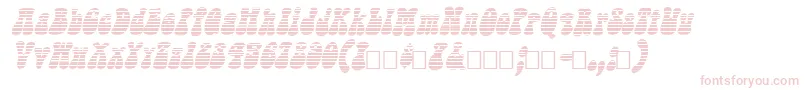 SargooItalic Font – Pink Fonts on White Background