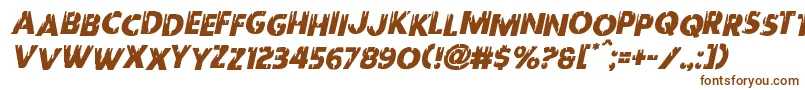 Redundeadstaggeredital Font – Brown Fonts