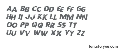 Review of the Redundeadstaggeredital Font