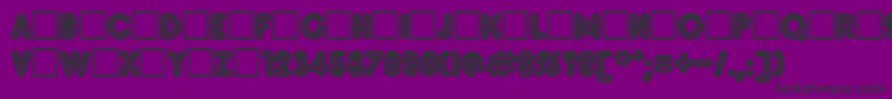 Lisätietoja Inset9-fontista Inset9-fontti – mustat fontit violetilla taustalla