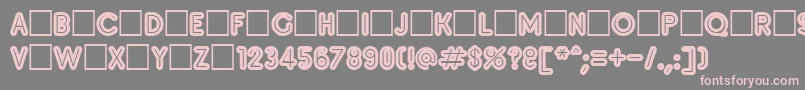 Weitere Informationen zur Inset9-Schriftart Inset9-Schriftart – Rosa Schriften auf grauem Hintergrund