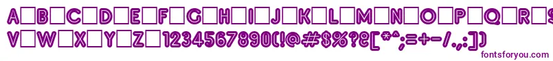 Inset9フォントについての詳細 フォントInset9 – 紫色のフォント