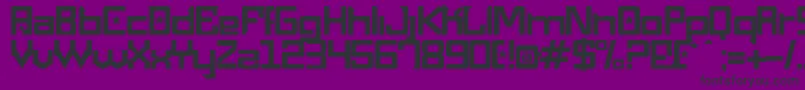 MaquinaPneumatica Font – Black Fonts on Purple Background