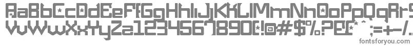 MaquinaPneumatica-fontti – harmaat kirjasimet valkoisella taustalla