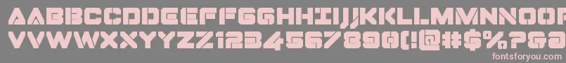 Dominojack Font – Pink Fonts on Gray Background