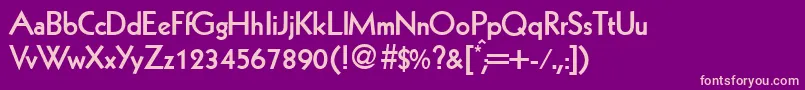 fuente KabinlightdbBold – Fuentes Rosadas Sobre Fondo Morado