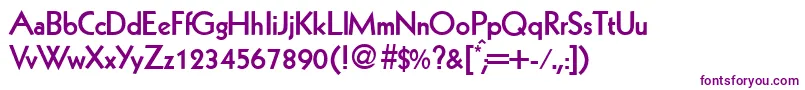 KabinlightdbBold Font – Purple Fonts on White Background